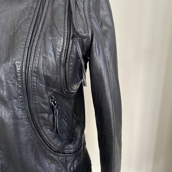 Vintage Leather Bomber Aviator Jacket - Picture 10 of 16